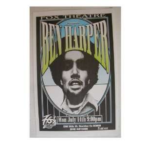 Ben Harper Handbill Poster Face shot Fox Theater