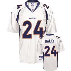 Champ Bailey Youth Jersey Reebok White Replica #24 Denver Broncos 