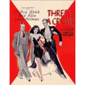   Broadway Musical starring Clifton Webb, Fred Allen and Libby Holman