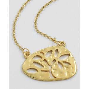  Gold Tone Tree of Life Pendant Necklace 