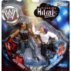 Jeff Hardy vs. Eddie Guerrero WWE Ringside Rivals Fatal Showdown Toy 