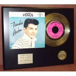 FRANKIE AVALON GOLD 45 RECORD PICTURE SLEEVE LIMITED EDITION DISPLAY