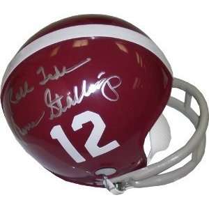 Gene Stallings Autographed/Hand Signed Alabama Crimson Tide Mini 