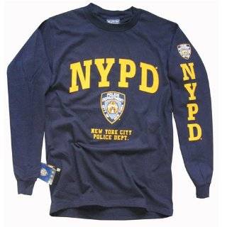 NYPD T Shirt, Long Sleeve New York City Police Department Screen 