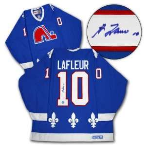 GUY LaFLEUR Quebec Nordiques SIGNED Hockey Jersey