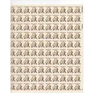 Henry Knox Sheet of 100 x 8 Cent US Postage Stamps NEW Scot 1851
