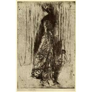  1911 Print James Abbott McNeill Whistler Art Maud Portrait 