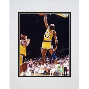 James Worthy Action Double Matted 8 x 10 Photograph (Unframed)
