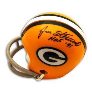 Jan Stenerud Autographed Green Bay Packers Mini Helmet inscribed HOF 