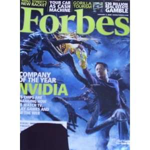  Forbes Magazine January 7 2008 Nvidia Company of the Year 