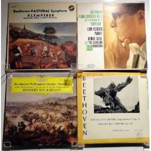 Picked Beethoven Collection Lot, 4LPs 4 20 Bucks, LOOK Leon Fleisher 