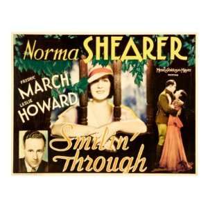 Smilin Through, Leslie Howard, Norma Shearer, 1932 Photographic 
