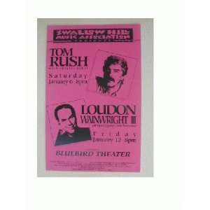 Loudon Wainwright Handbills Handbill Poster