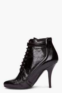 Givenchy Glossed Leather Lusitania Booties for women  