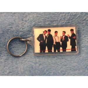 New Kids On The Block Group Picture in Tuxedo Key Ring NKOTB Keychain 