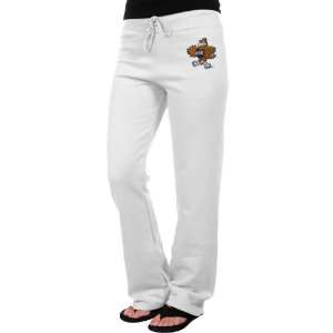 Oral Roberts Golden Eagles Ladies White Logo Applique Sweatpant 