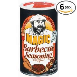 Magic Seasoning Blends Seasoning Barbecue Magic, 5.5 Ounce Packages 