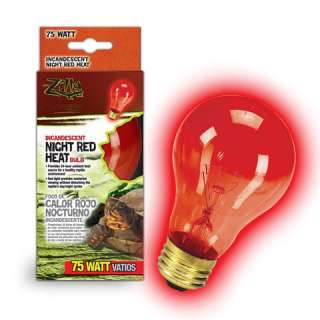 Zilla Incandescent Night Red Heat Bulb 75 watt  