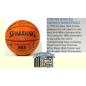  1970 New York Knicks Autographed Basketball Sports 