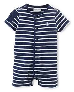 Ralph Lauren Childrenswear Infant Boys Stripe Shortall   Sizes 3 9 