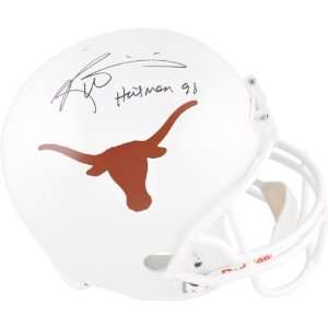 Ricky Williams Autographed Helmet  Details Texas Longhorns, Riddell 