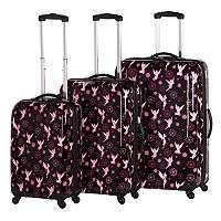 Disney Heys 3 pc. Flower Luggage Set Fairies