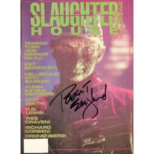Robert Englund (Freddy Krueger)   Signed Autographed Slaughter House 
