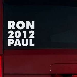  Ron Paul 2012 Window Decal (White) Automotive