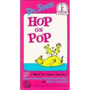 DR. SEUSS VHS TAPES HOP ON POP & ONE FISH TWO FISH RED  