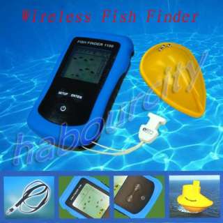 New Sonar & Radio Portable Sonar Sensor Fish Finder Alarm Beam 