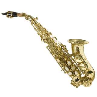 Cecilio SS 300 Curved Soprano Saxophone ~Gold Lacquered  