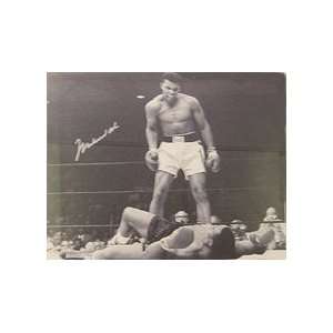 Muhammad Ali, Muhammad Ali Over Sonny Liston, Autographed Unframed 