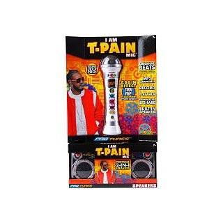 ProTunes I Am T Pain Mic   White   With Portable 2 in 1 Speakers by 