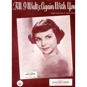  Vintage 1952 Sheet Music Recorded by Teresa Brewer 