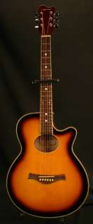 Gitano Acoustic Guitar spruce top oval soundhole beautiful Sunburst 