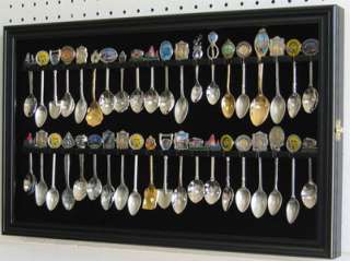 40 Spoon display Case Holder Cabinet with glass door  