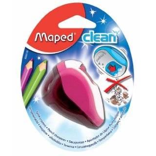 Maped Clean Sharpener, 2 Hole Pencil Sharpener, Assorted Colors 