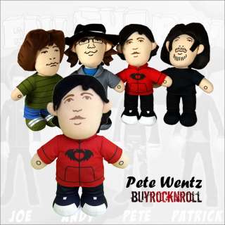 2008 Fall Out Boy 12 Talking Plush Doll: PETE WENTZ (Figure FOB Band 