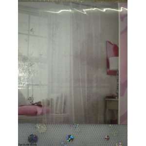   Tab Top Voile Panel Door Curtain [Kitchen & Home]