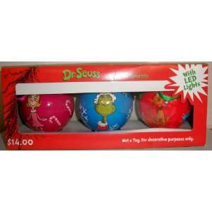  Dr. Seuss The Grinch Set of 3 LED Lighted Christmas 