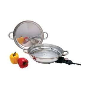   Stainless Steel Electric Skillet 