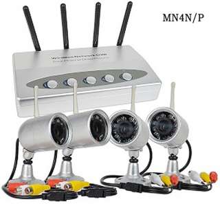 wireless home alarm, 4 cameras, & home automation kit  