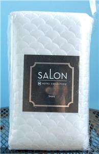 Salon Hotel Collection Scallop Coverlet Quilted Standard Sham  