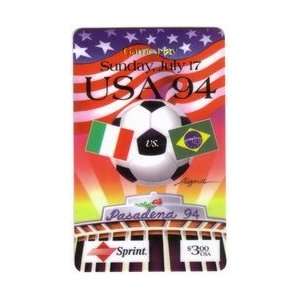 Collectible Phone Card: $3. Game Day: World Cup Soccer Championship 