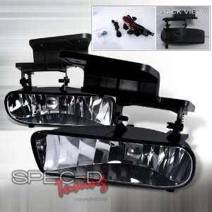   Silverado Fog Lights   Clear With Wire Relay & Switch: Automotive