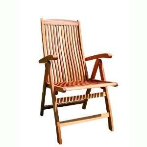  VIFAH V145 Outdoor Wood Folding Arm Chair with Multiple 