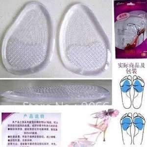 100pcs high quality fashion silica gel cushion front insole shoes half 