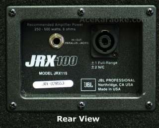 JBL JRX 115 2 Way Sound Reinforcement Speaker (Each)  