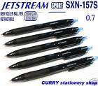 10 Uni Ball Jetstream SXN 157S 0.7mm roller pen BLUE