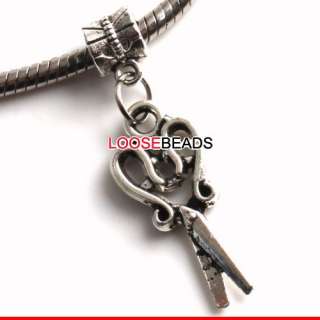 20x Tibet Silver Scissor Charm Bead Fi Bracelet 151555  